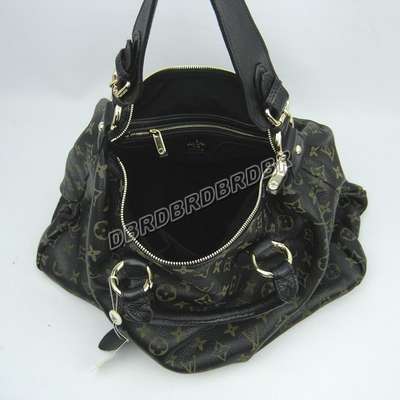 discount louis vuitton handbags leather m95007 black wholesale