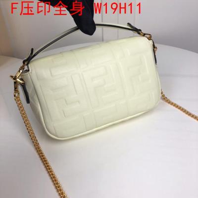 wholesale quality fendi bags full embossed f logo beige