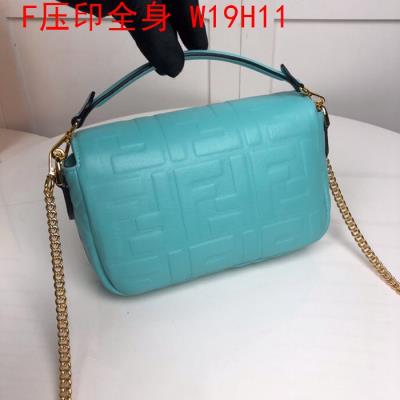 wholesale quality fendi bags full embossed f logo blue