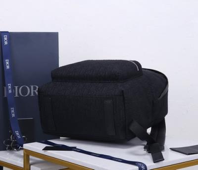 wholesale quality christian dior backpack oblique 93328 all black