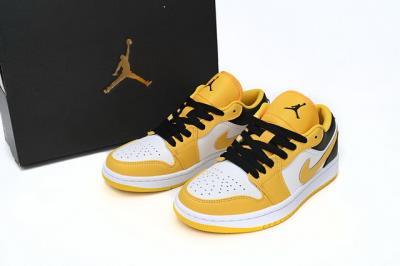 wholesale quality air jordan 1 low university gold