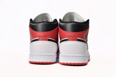 wholesale quality air jordan 1 mid gym red