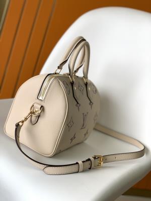 wholesale quality louis vuitton white speedy bandoulière 25 m58948 