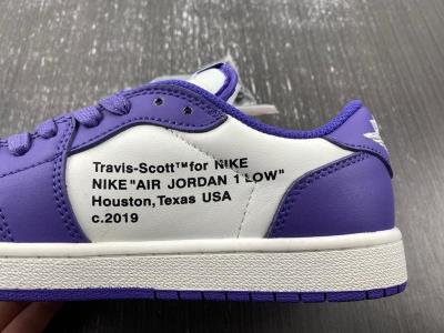 wholesale quality off model no. white x travis scott x air jordan 1 ow