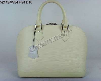 discount louis vuitton handbags epi leather m52142 white wholesale