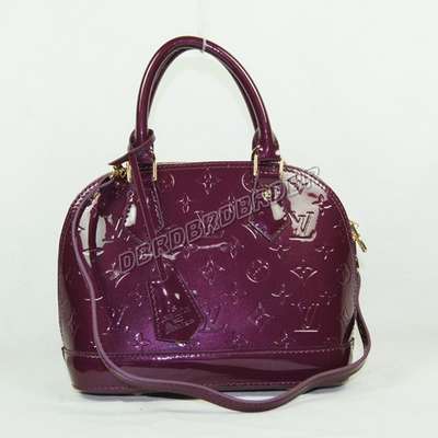 Discount Louis Vuitton Handbags Monogram Vernis M91606 purple Wholesale