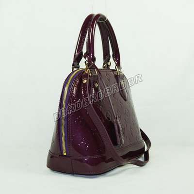 discount louis vuitton handbags monogram vernis m91606 purple wholesale