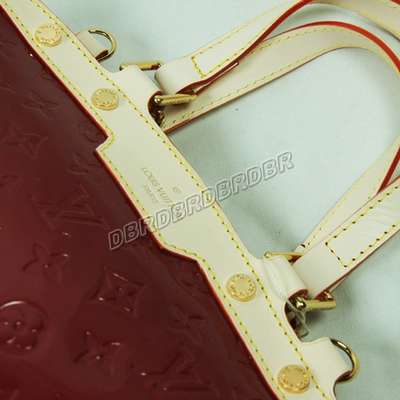 discount louis vuitton handbags monogram vernis m91622 red wholesale