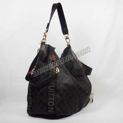 discount louis vuitton handbags leather n95006 black wholesale