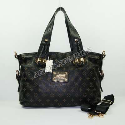 Discount Louis Vuitton Handbags Leather M95118 black Wholesale