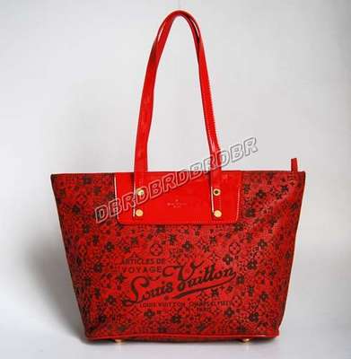 Discount Louis Vuitton Handbags Leather 95126red_669 Wholesale