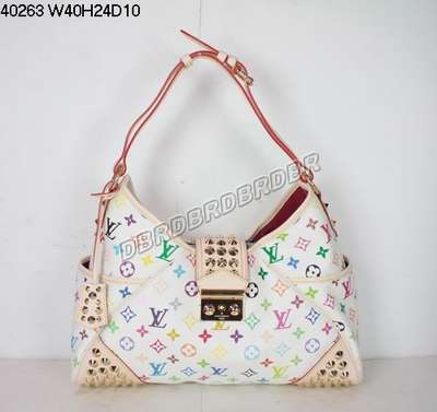 Discount Louis Vuitton Handbags Monogram Multicolore 40263 white Multicolor Wholesale