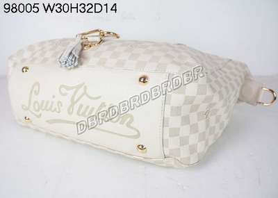 discount louis vuitton handbags leather 98005 beige white wholesale