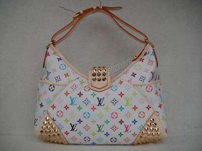 discount louis vuitton handbags monogram multicolore m40311 white wholesale