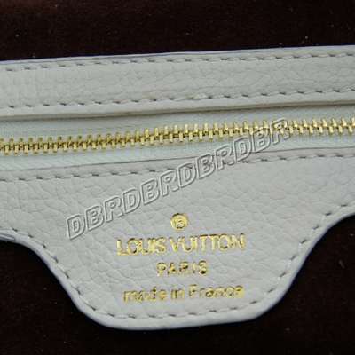 discount louis vuitton handbags leather m91952 beige white wholesale