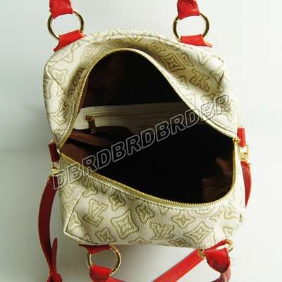 discount louis vuitton handbags leather m1058 beige white wholesale