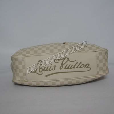 discount louis vuitton handbags leather n45714 beige white wholesale