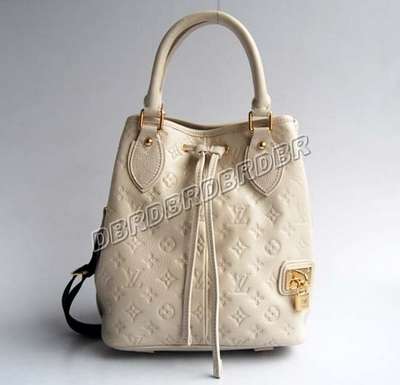 Discount Louis Vuitton Handbags Leather M97014 beige white Wholesale