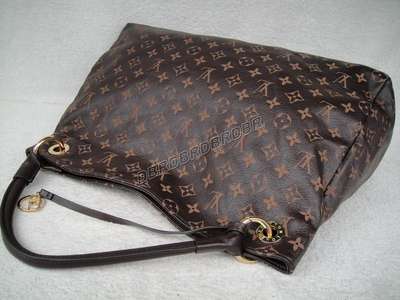 discount louis vuitton handbags leather m40249 coffee wholesale