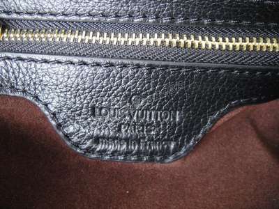 discount louis vuitton handbags leather m40249 black wholesale