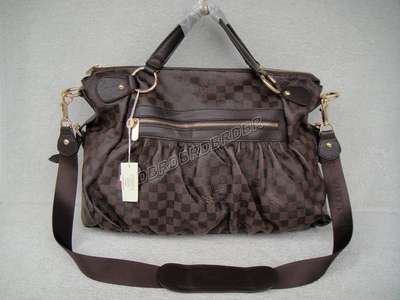 Discount Louis Vuitton Handbags Leather N95523 Coffee Wholesale