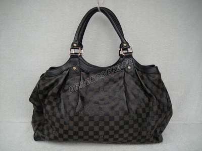 discount louis vuitton handbags leather n95836 black wholesale