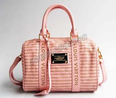 Discount Louis Vuitton Handbags Leather M95853 monogram stripped pink Wholesale