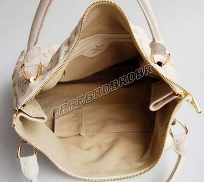 discount louis vuitton handbags leather m95827 monogram beige white wholesale