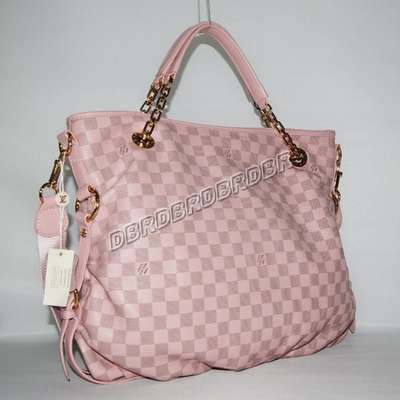 discount louis vuitton handbags leather n91952 pink wholesale