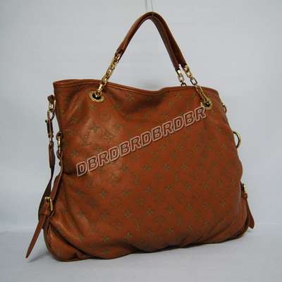 discount louis vuitton handbags leather m91952 yellowish brown wholesale