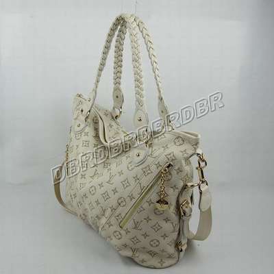 discount louis vuitton handbags leather m98873 beige white wholesale