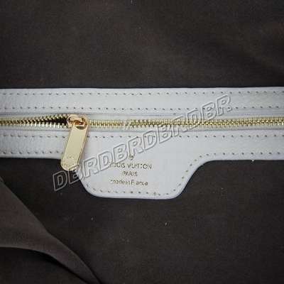 discount louis vuitton handbags leather m98873 beige white wholesale