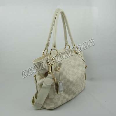 discount louis vuitton handbags leather n41291 beige white wholesale