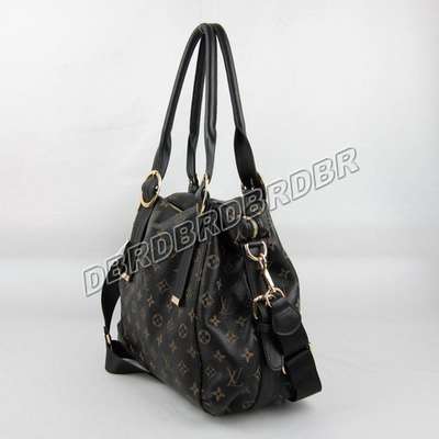 discount louis vuitton handbags leather m41303 black wholesale