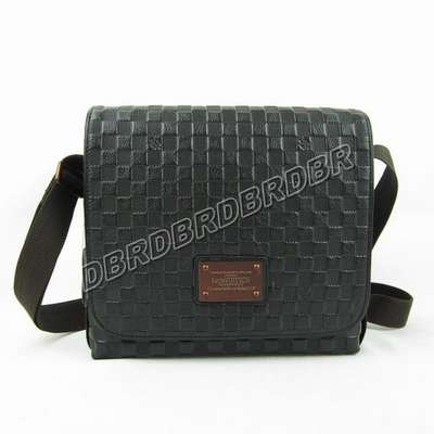 discount louis vuitton handbags leather n91211 black wholesale