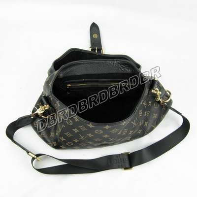 discount louis vuitton handbags leather m93183 black wholesale