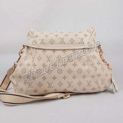 discount louis vuitton handbags leather m93183 beige white wholesale