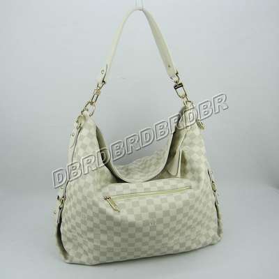 discount louis vuitton handbags leather n95019 white wholesale