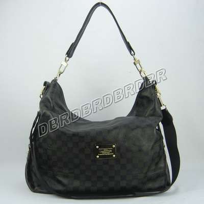 Discount Louis Vuitton Handbags Leather N95019 black Wholesale