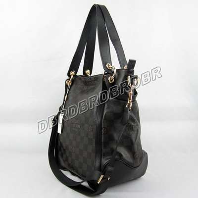 discount louis vuitton handbags leather n41306 black wholesale