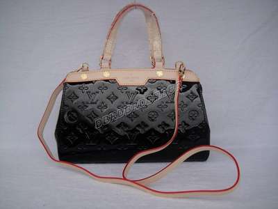 discount louis vuitton handbags monogram vernis m91622 black wholesale