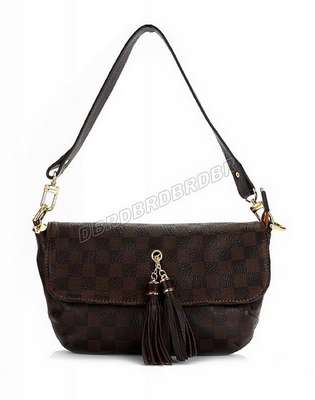 Discount Louis Vuitton Handbags Leather N95805 Coffee Wholesale