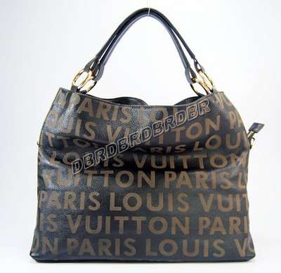 Discount Louis Vuitton Handbags Leather M95130 black Wholesale