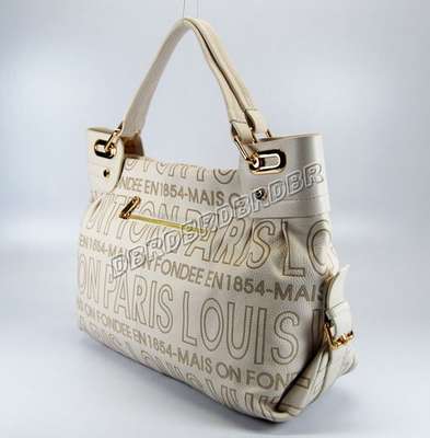 discount louis vuitton handbags leather m95132 beige white wholesale