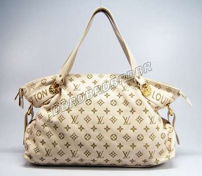 Discount Louis Vuitton Handbags Leather M95829 beige white Wholesale