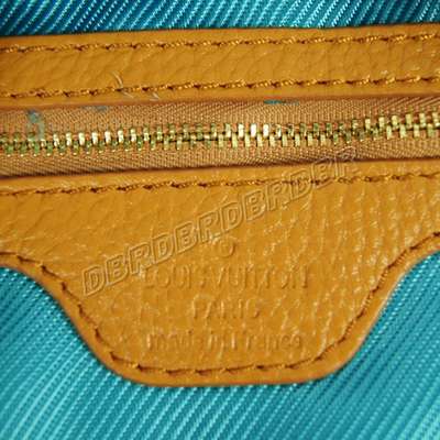 discount louis vuitton handbags leather m40361 yellowish brown wholesale