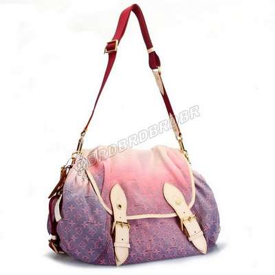 discount louis vuitton handbags monogram denim m93188 pink wholesale