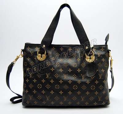 discount louis vuitton handbags leather m95824 monogram black wholesale