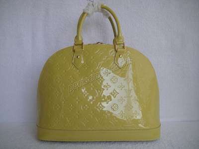 discount louis vuitton handbags monogram vernis 93595 yellow wholesale