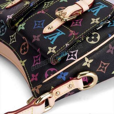 discount louis vuitton handbags monogram multicolore m40054 black wholesale